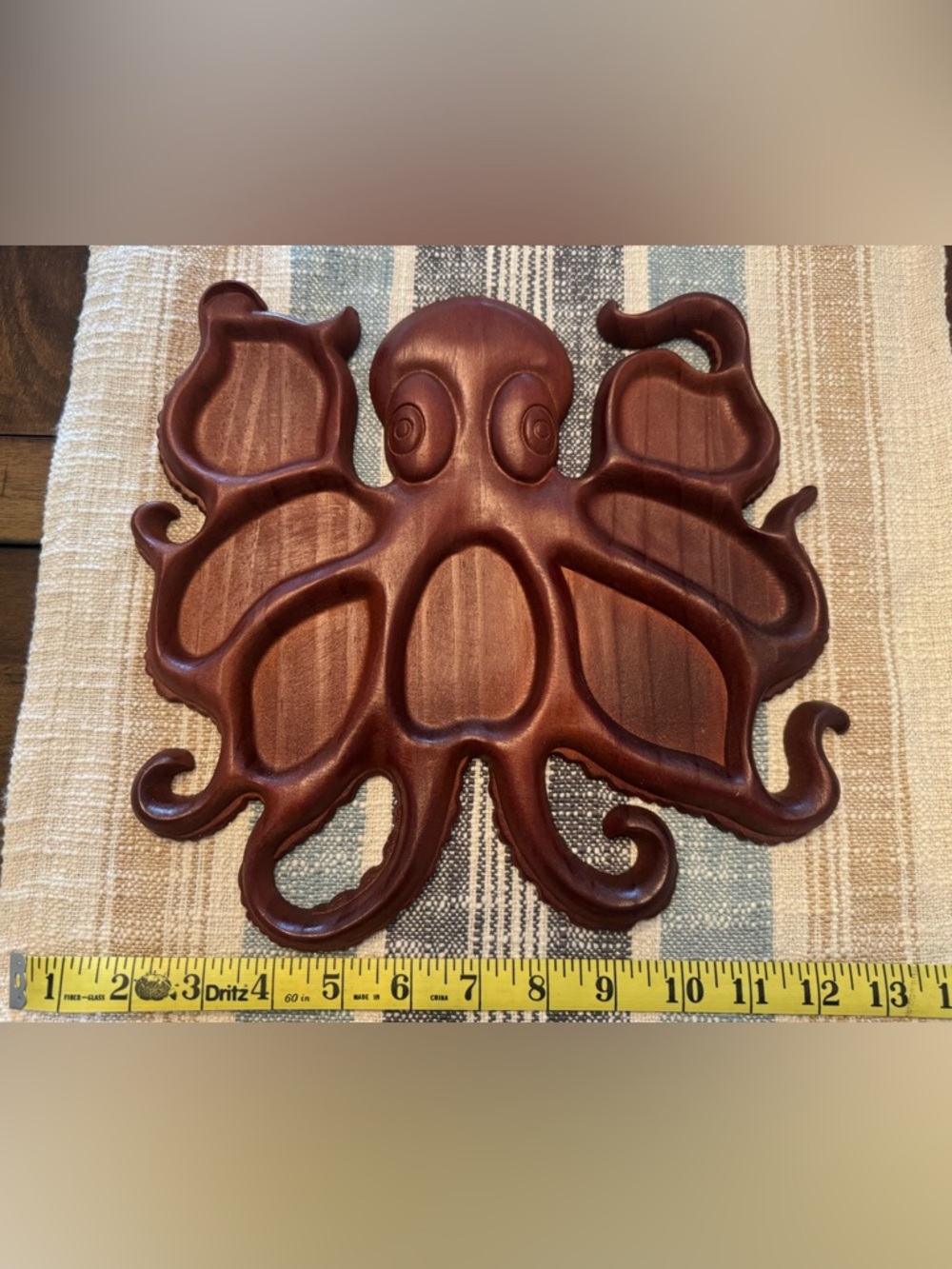 Octopus Charcuterie Board/ Trinket Tray - Picture 2 of 3